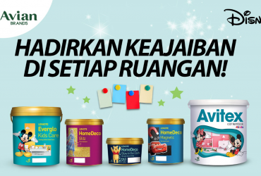 Avian Brands Kini Hadir dengan Produk Terbaru, Cat Seri Disney
